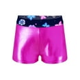 thumbnail image 1 of Zaldita Kids Girls Shiny Metallic Ballet Dance Shorts Gym Workout Bottom Gymnastics Shorts Colorful Butterfly 6, 1 of 5