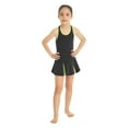 thumbnail image 1 of Zaldita Kids Girls Sport Outfit Tennis Golf Dress Sleeveless Athletic Dresses with Dance Shorts Set Black 12, 1 of 7