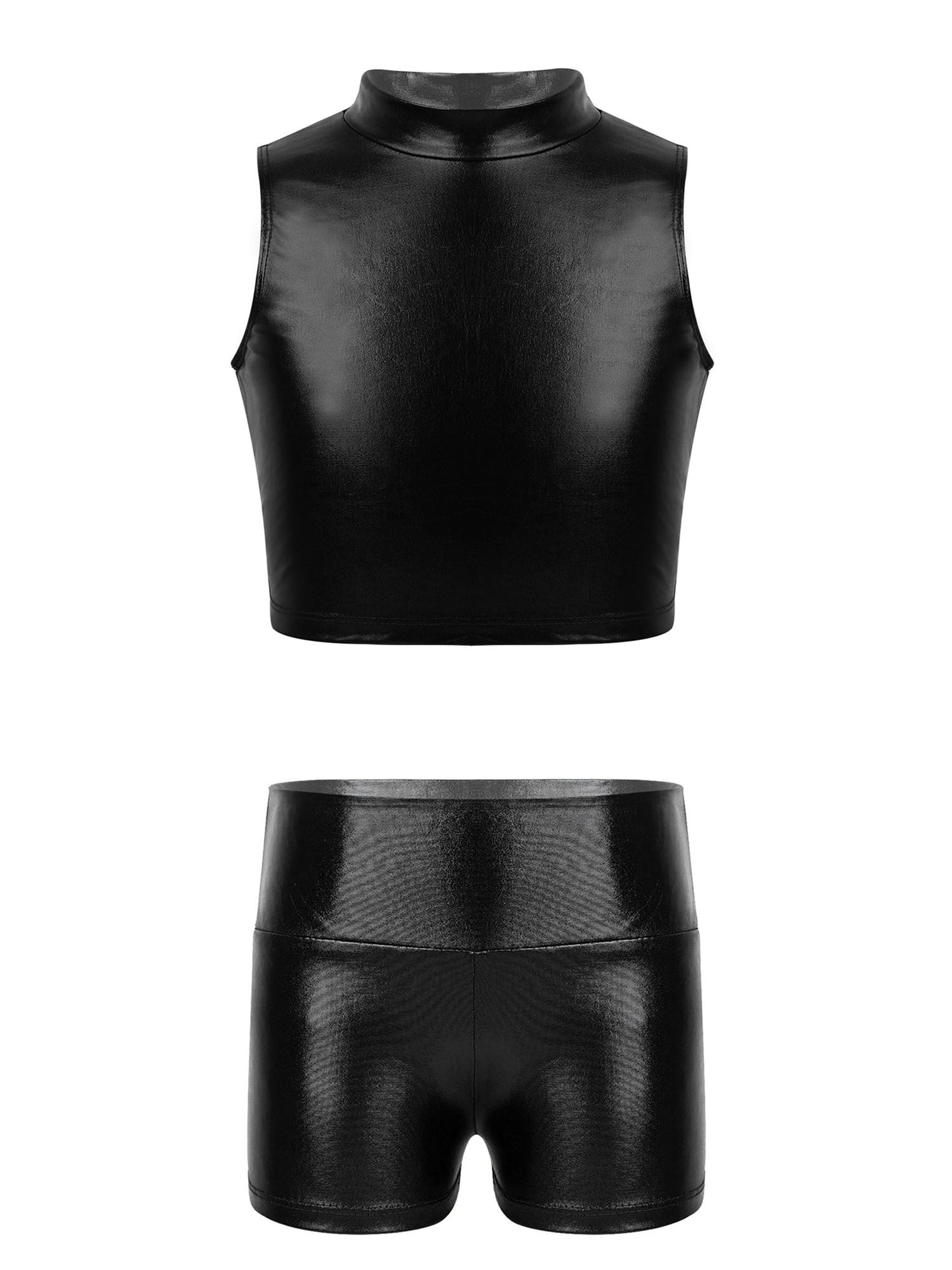 Zaldita Dans kleding voor kinderen, meisjes, set met lange mouwen, crop