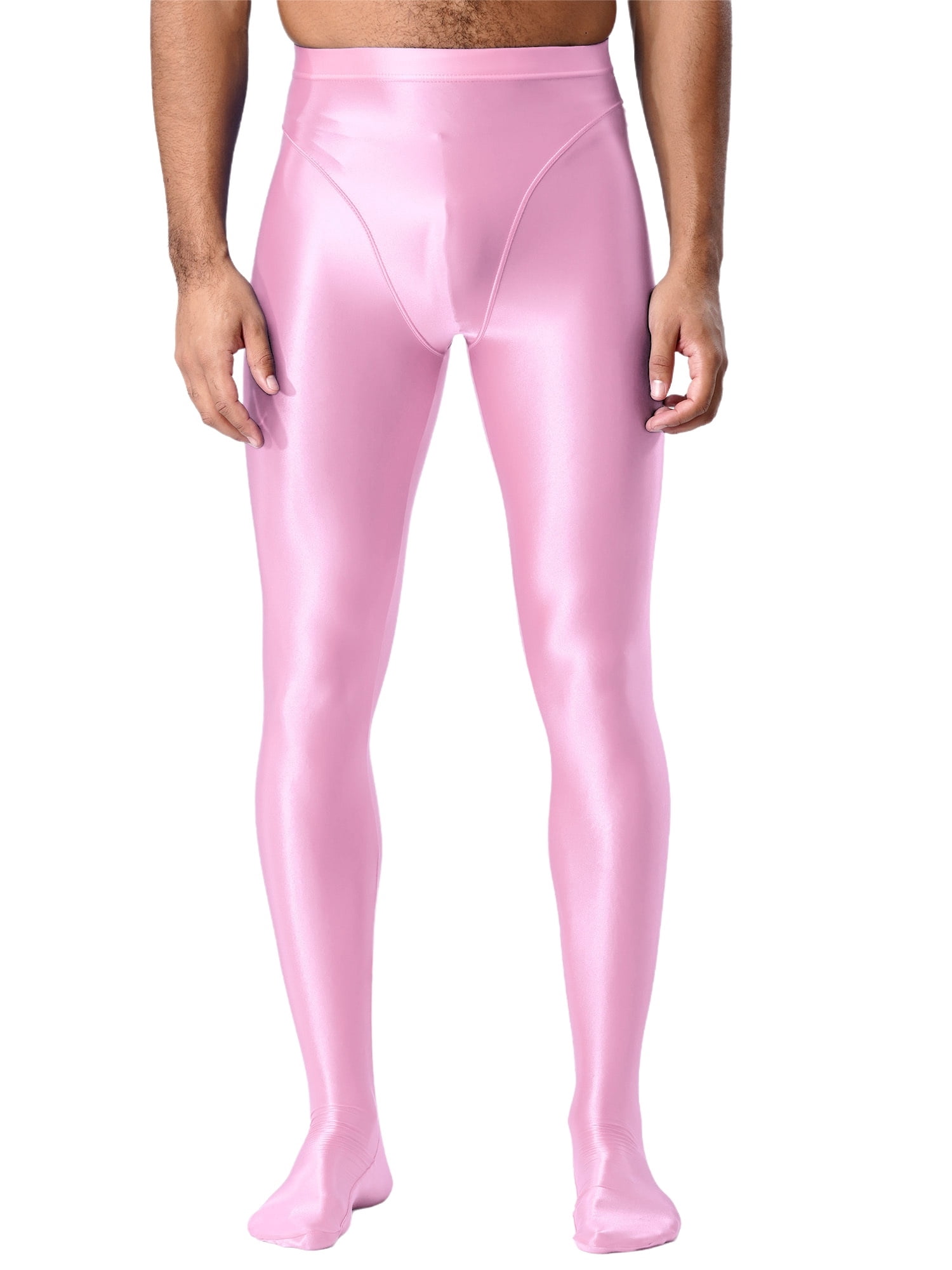 Zaldita Men Shaping Tights Shiny Smooth Pants Glossy Stockings Sheer ...
