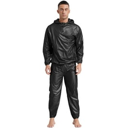 Doomiva Sweat Suit Heavy Duty Sauna Suit Fitness Exercise Gym Workout Suit for Men Women Silver 4XL Walmart