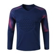 thumbnail image 1 of Zaldita Men's Gladiator Goalkeeper Jersey Youth Padded Goalie Shirt Soccer Jersey Sports Team Navy Blue L, 1 of 1