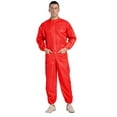 thumbnail image 1 of Zaldita Men's One Piece Work Coveralls Jumpsuits Long Sleeves Front Zipper One Piece Work Uniform Orange 5XL, 1 of 3