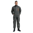 thumbnail image 1 of Zaldita Unisex Adult Long Sleeve Reflective Stripes Coverall Workwear Mechanic Suit High Visibility Overall Gray 160/S, 1 of 5