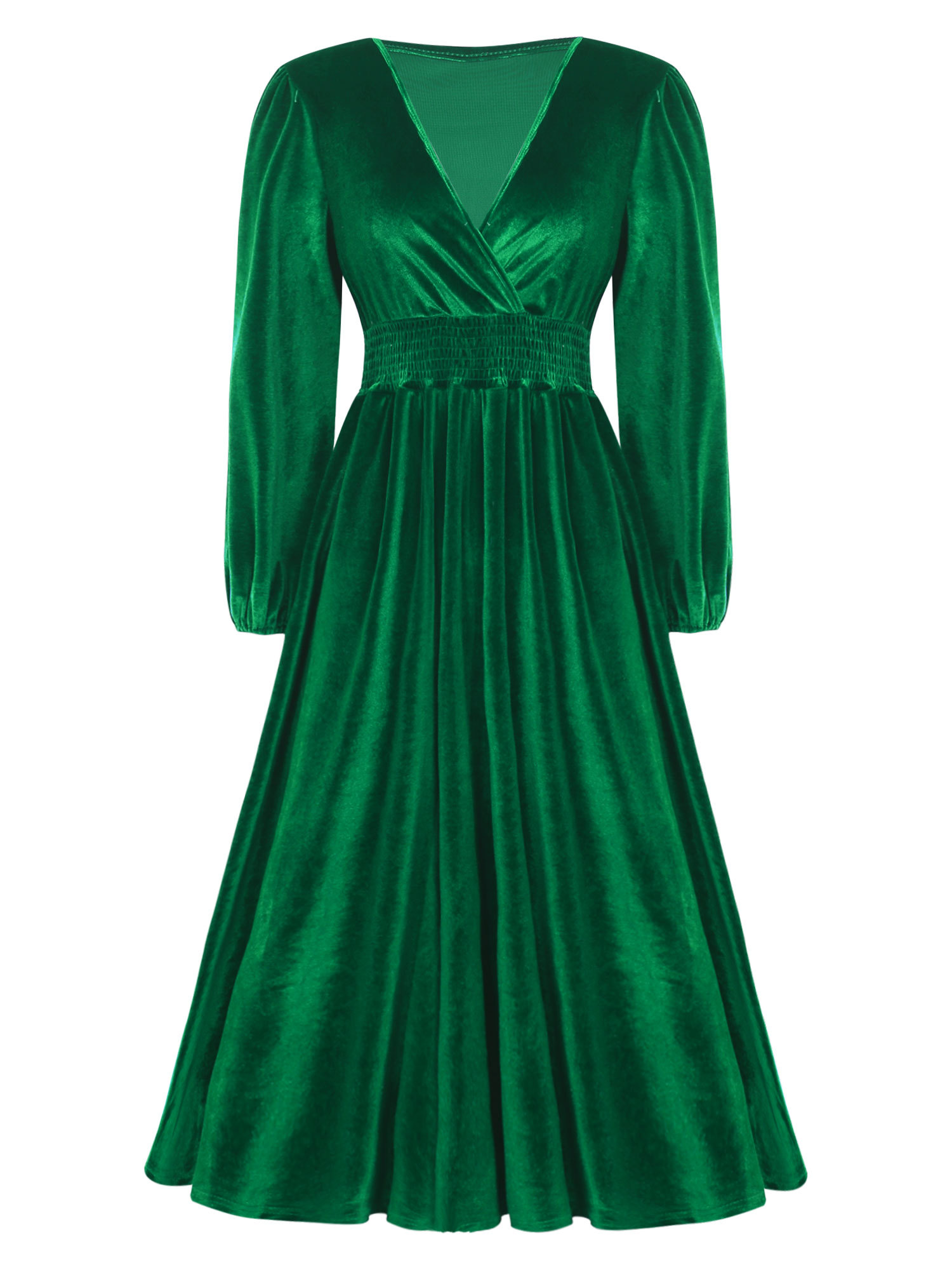 slim fit dress slacks Berylove Women Dark Green Velvet Burnout Wedding Guest Dress with Short  Sleeves Pleated A Line Tea Length Dress