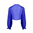 thumbnail image 1 of Zaldita Women's Sheer Chiffon Long Sleeve Kimono Cardigan Beach Sunscreen Cover-ups Shawl Blue One Size, 1 of 6