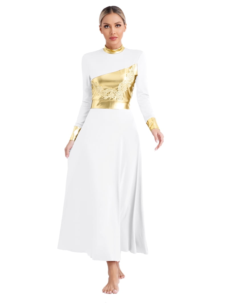 green emerald velvet dress Stellar Looks SL600551-GLD-QS Gold / 20W