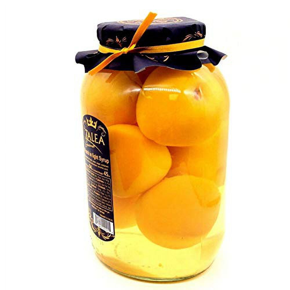 Zalea Gourmet Whole Peaches in Light Syrup, 94 Ounce Jar