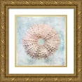 thumbnail image 1 of Zalewski, Christine 15x15 Gold Ornate Wood Framed with Double Matting Museum Art Print Titled - Blue Cream Sea Urchin, 1 of 4