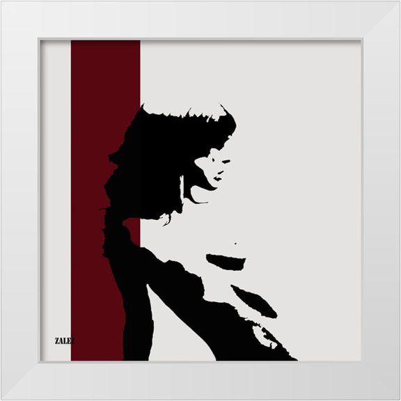 Zalez 20x20 White Modern Wood Framed Museum Art Print Titled - Nell Think