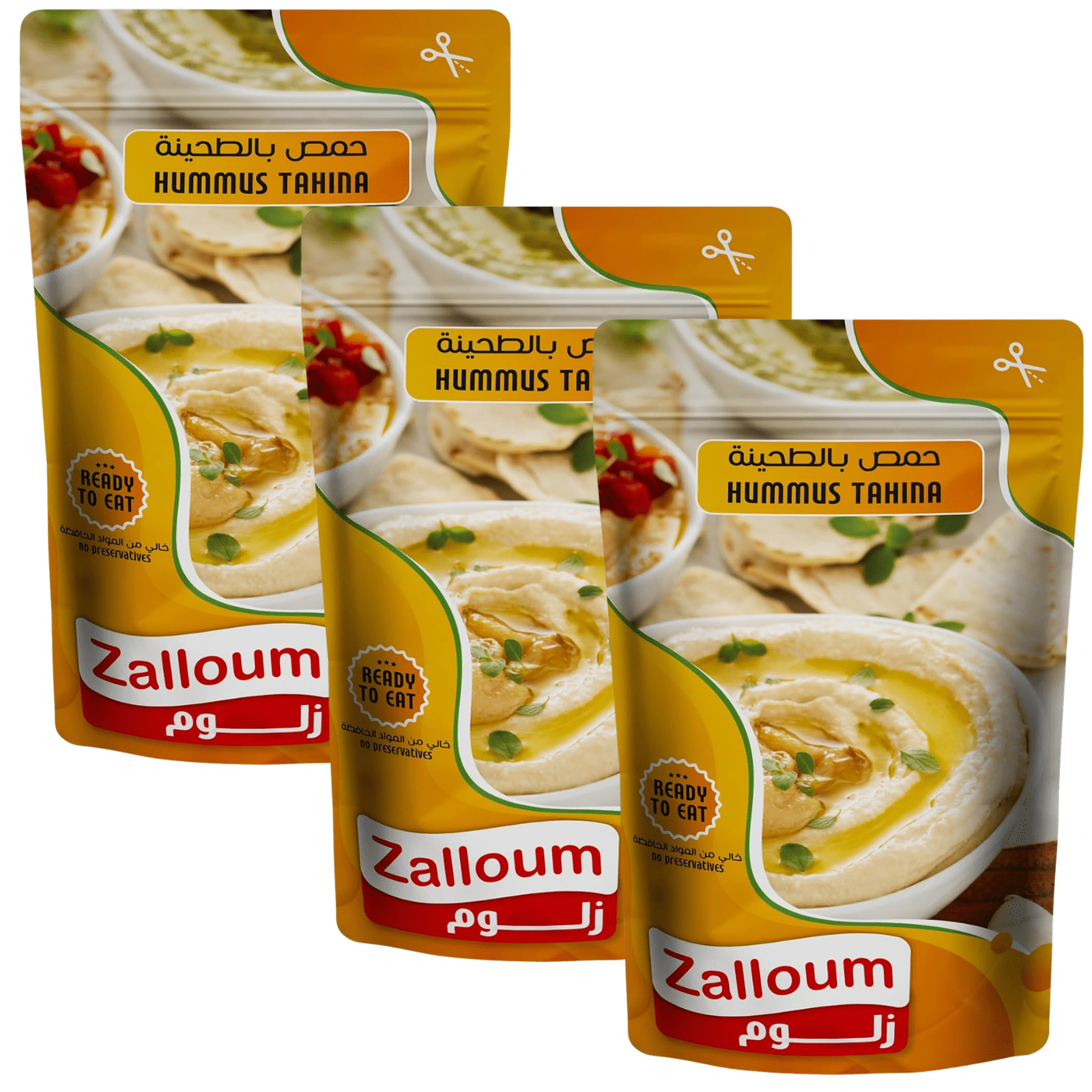 Zalloum Hummus Tahina 135g 3-Pk - rated 5 stars from 1 reviews