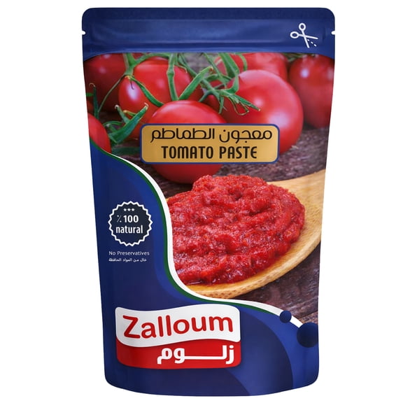 Zalloum - Tomato Paste, All Natural, Preservatives Free, 135g (4.75 oz)