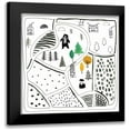 thumbnail image 1 of Zaman, Farida 12x12 Black Modern Framed Museum Art Print Titled - Neighborhood Pals XIII, 1 of 5