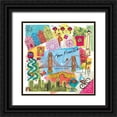 thumbnail image 1 of Zaman, Farida 12x12 Black Ornate Wood Framed with Double Matting Museum Art Print Titled - Global Travel XI, 1 of 4