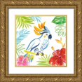 thumbnail image 1 of Zaman, Farida 12x12 Gold Ornate Wood Framed with Double Matting Museum Art Print Titled - Tropicana I, 1 of 4