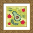thumbnail image 1 of Zaman, Farida 12x12 Gold Ornate Wood Framed with Double Matting Museum Art Print Titled - Veggie Time II, 1 of 4