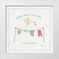 thumbnail image 1 of Zaman, Farida 12x12 White Modern Wood Framed Museum Art Print Titled - Happy Baby V, 1 of 4