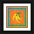 thumbnail image 1 of Zaman, Farida 15x15 Black Ornate Wood Framed with Double Matting Museum Art Print Titled - Mucho Caliente II, 1 of 4