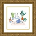 thumbnail image 1 of Zaman, Farida 15x15 Gold Ornate Wood Framed with Double Matting Museum Art Print Titled - Self Care IV, 1 of 4