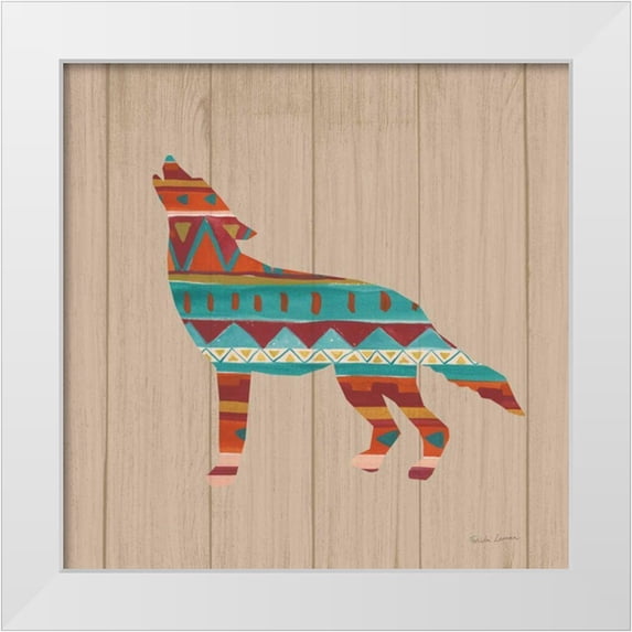 Zaman, Farida 15x15 White Modern Wood Framed Museum Art Print Titled - Southwestern Vibes VI on Walnut