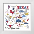 thumbnail image 1 of Zaman, Farida 15x15 White Modern Wood Framed Museum Art Print Titled - Texas, 1 of 4