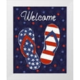 thumbnail image 1 of Zaman, Farida 15x18 White Modern Wood Framed Museum Art Print Titled - America The Beautiful VII, 1 of 4