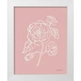 thumbnail image 1 of Zaman, Farida 15x18 White Modern Wood Framed Museum Art Print Titled - Joyful Peonies IV Pink, 1 of 4