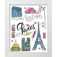 thumbnail image 1 of Zaman, Farida 15x18 White Modern Wood Framed Museum Art Print Titled - Travel Paris White, 1 of 4