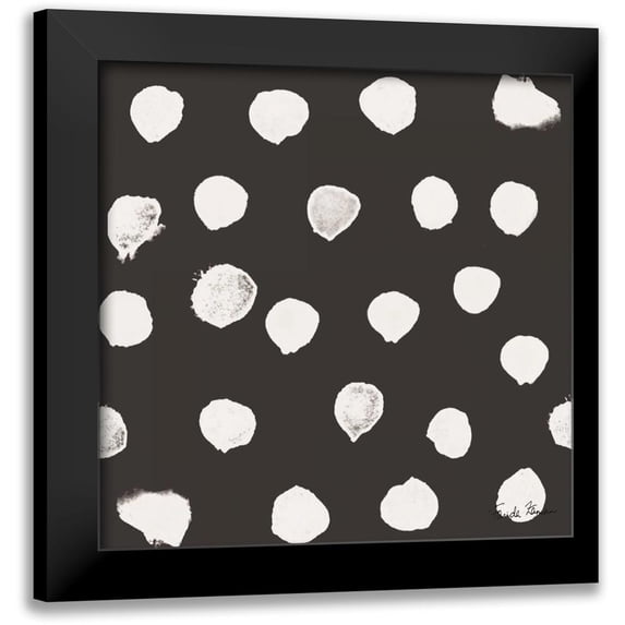 Zaman, Farida 20x20 Black Modern Framed Museum Art Print Titled - Budding Beauty Pattern IIA
