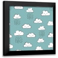 thumbnail image 1 of Zaman, Farida 20x20 Black Modern Framed Museum Art Print Titled - Neighborhood Pals Pattern IC, 1 of 5