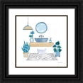 thumbnail image 1 of Zaman, Farida 20x20 Black Ornate Wood Framed with Double Matting Museum Art Print Titled - Relax I Tan, 1 of 4