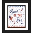 thumbnail image 1 of Zaman, Farida 20x24 Black Ornate Wood Framed with Double Matting Museum Art Print Titled - America The Beautiful IV, 1 of 4