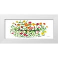 thumbnail image 1 of Zaman, Farida 24x12 White Modern Wood Framed Museum Art Print Titled - Greenhouse Blooming II, 1 of 4