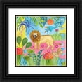 thumbnail image 1 of Zaman, Farida 26x26 Black Ornate Wood Framed with Double Matting Museum Art Print Titled - The Big Jungle II, 1 of 4