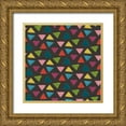 thumbnail image 1 of Zaman, Farida 26x26 Gold Ornate Wood Framed with Double Matting Museum Art Print Titled - Budding Beauty Pattern VB, 1 of 4