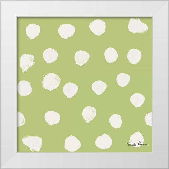 Zaman, Farida 26x26 White Modern Wood Framed Museum Art Print Titled - Budding Beauty Pattern IIE