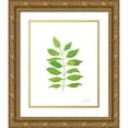 thumbnail image 1 of Zaman, Farida 26x32 Gold Ornate Wood Framed with Double Matting Museum Art Print Titled - Fresh and Green IV, 1 of 4