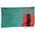 thumbnail image 1 of Zambia - 4'X6' Nylon Flag, 1 of 1