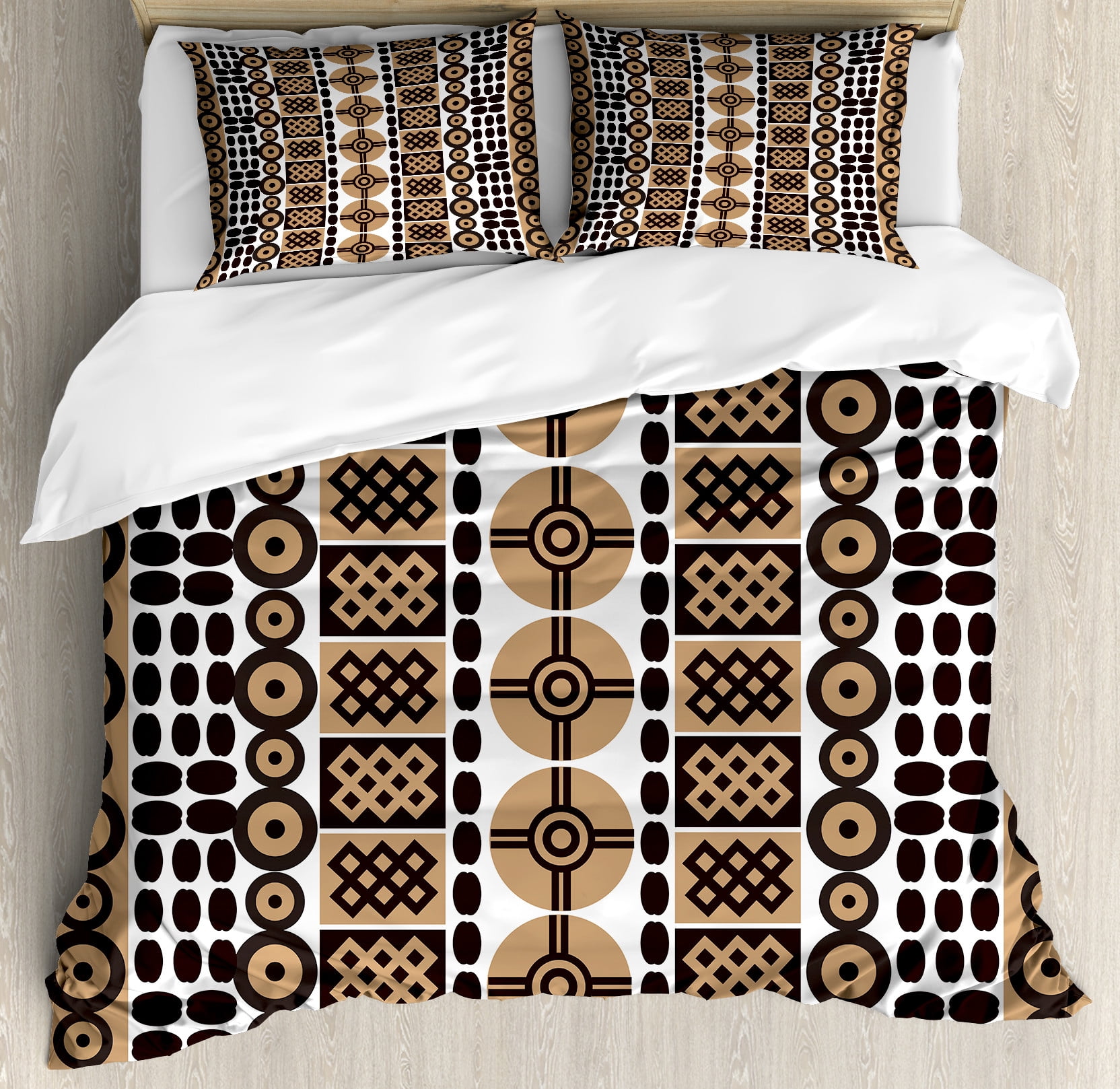 Zambia Duvet Cover Set, Unique Savannah Kenyan Themed Traditional Folk ...