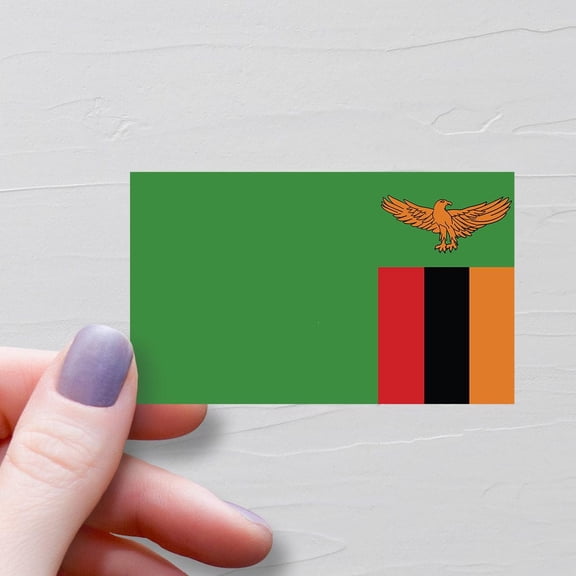 Zambia Flag Travel Zambian Flag World Flags Luggage F284 Sticker