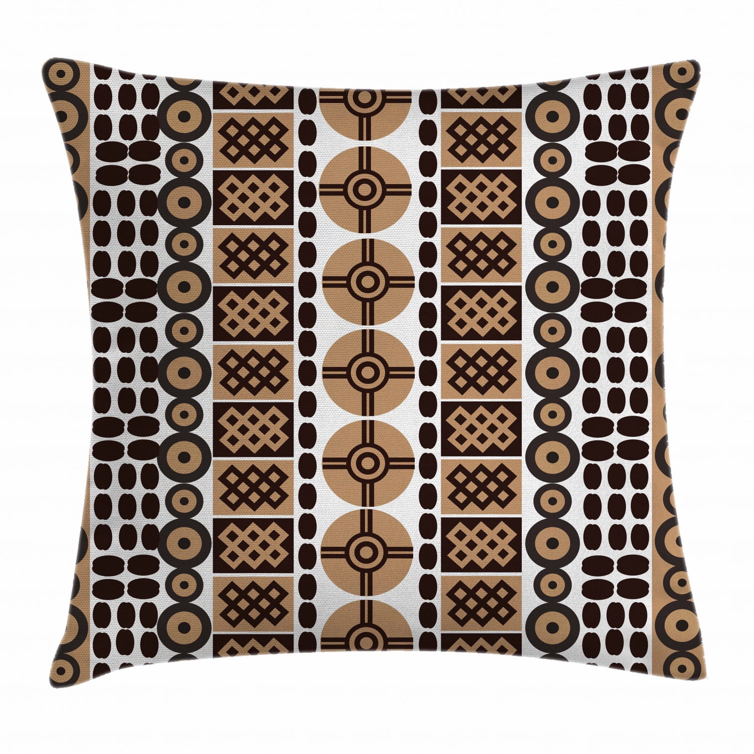 Zambia Throw Pillow Cushion Cover, Unique Safari Artistic Kenyan