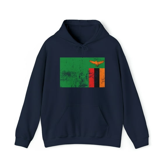 Zambia Zambian Pride Flag Hoodie, Gifts, Hooded Sweatshirt
