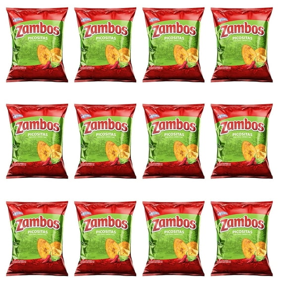 Zambos Plantain Chips Chili Lime (12 Pack) 5.3 oz