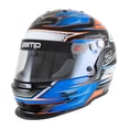 thumbnail image 1 of Zamp H753C2452 RZ-42Y Youth Helmet, Orange/Blue, 52, 1 of 15