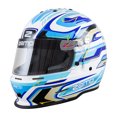 thumbnail image 1 of Zamp H753C4456 RZ-42Y Youth Racing Helmet 56cm White & Blue Snell CMR2016, 1 of 1