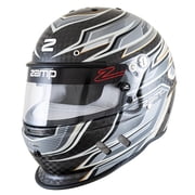 Zamp H781C15L RZ-67D SA2025 Racing Helmet, Gray, Large