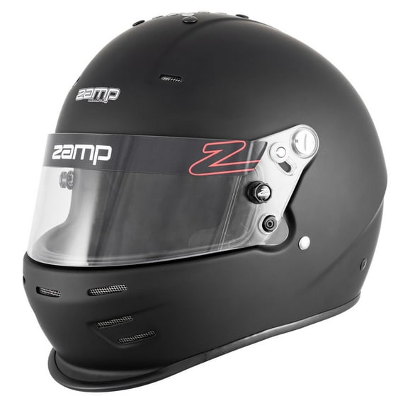 Zamp H78203FM RZ-38 Racing Helmets, SA2025, Matte Black, Medium