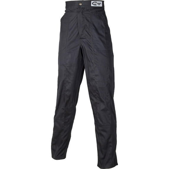 Zamp R01P003L ZR-10 SFI 3.2A/1 Black Single Layer Race Pant, L