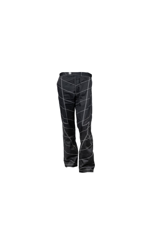 R02P003M ZR-11 SFI Black Racing Pants, Medium