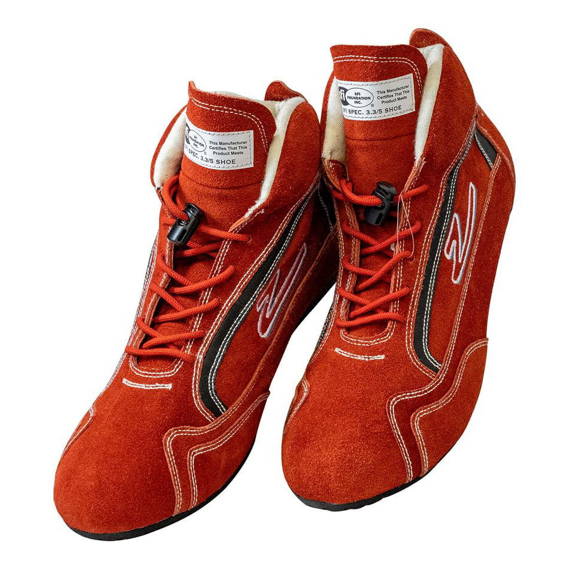Zamp RS00100210 ZR-30 SFI 3.3/5 Race/Racing & Driving Shoes, Red, Size ...